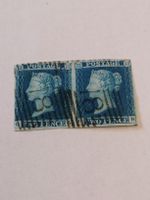 Two Pence Blue 1841, Platte 3, Paar 