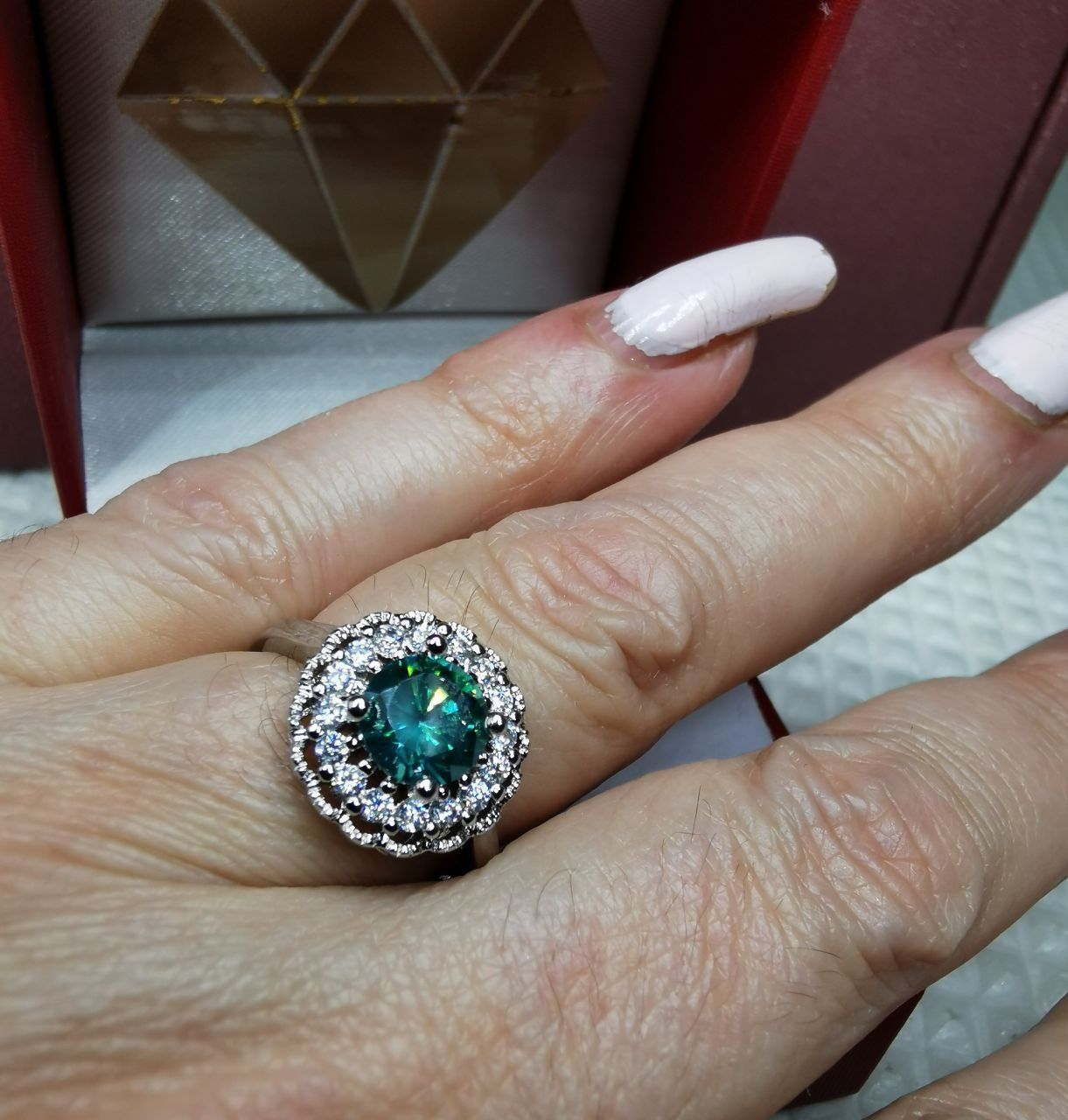 Bagues: Bague avec zircons – Neuf avec emballage d'origine à Reconvilier par Tsma67 1