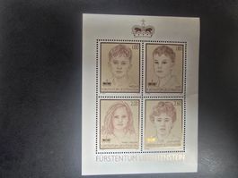 Liechtenstein Kleinbogen Kinder postfrisch