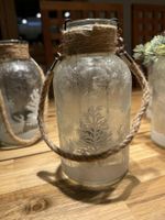 Winterzauber: Windlicht, Glas, Weihnachten, sehr dekorativ!