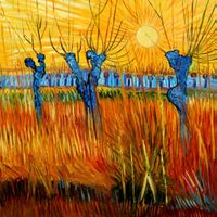 V. van Gogh Weiden bei Sonnenuntergang