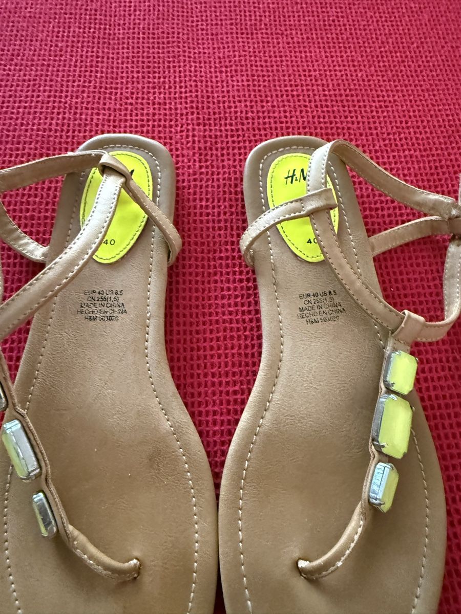 H&M Scarpe da donna: NEU***H & M SANDALE, GRÜN, Gr. 40**PREISWERT*** – Nuovo e nell'imballaggio originale da Zürich venduto da Ceca52 2