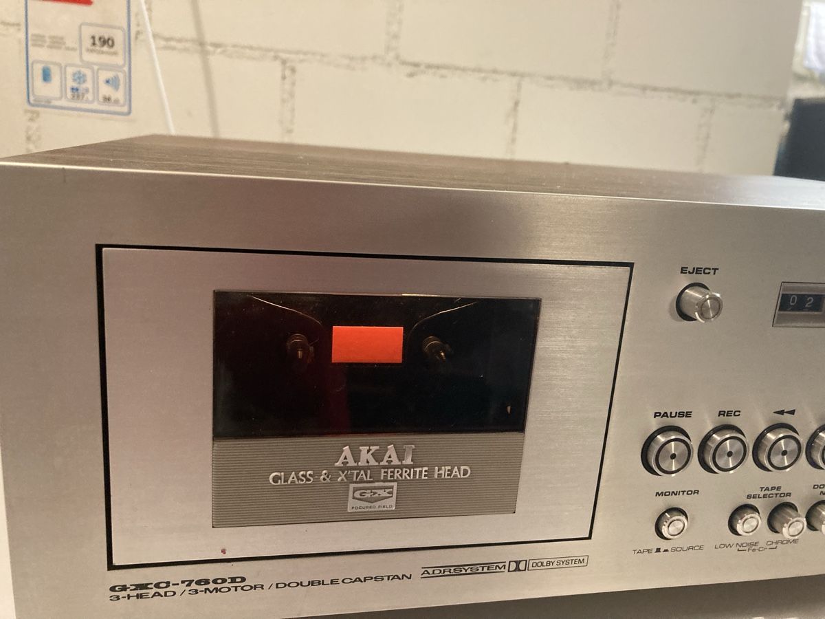 Akai Aufnahmegeräte: Akai GXC-760D Kassettendeck – Defekt aus Lenzburg von HanspeterT 2