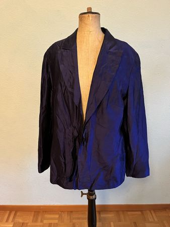 Un jour ailleurs veste en soie sauvage t.46 