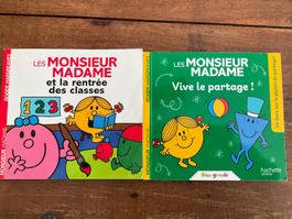 Lot de 2 Livres Monsieur Madame -