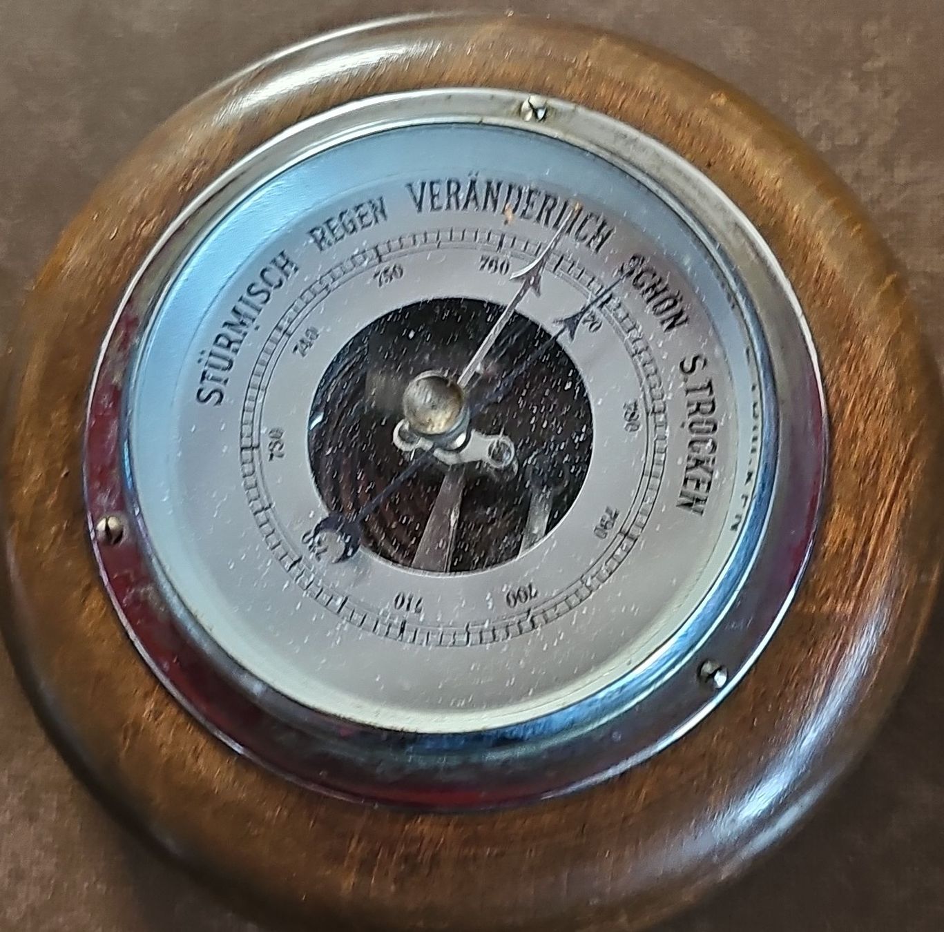 Sonstige antike Technik & Geräte: Barometer analog in Holzgehäuse gebraucht – Gebraucht aus Herzogenbuchsee von tgi_rln7
