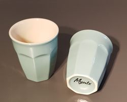 2 Cafe Latte Becher, Mynte