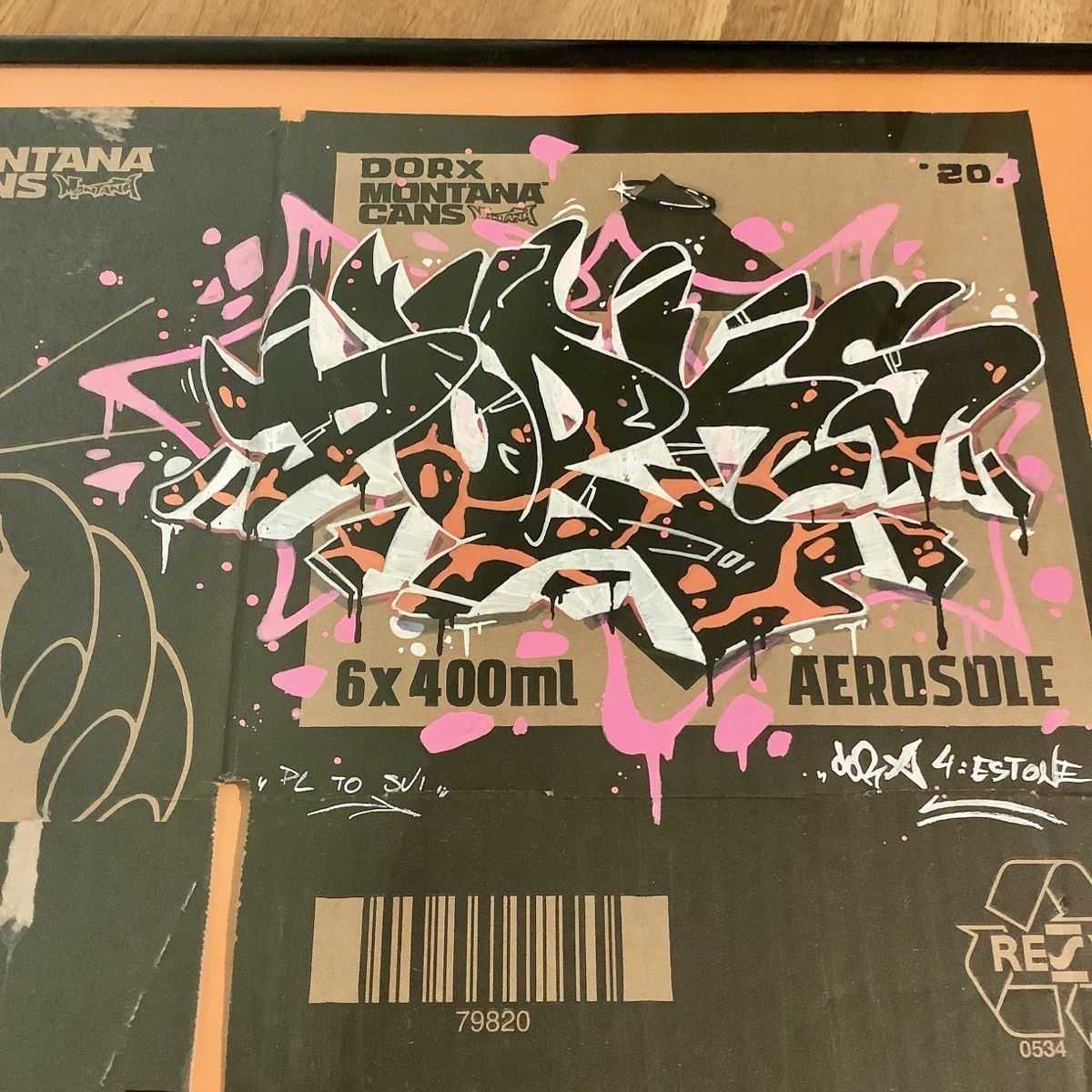 Foto & Immagini: Graffiti von Dorx One auf Karton gerahmt – Nuovo (secondo la descrizione) da zürich venduto da NickLos_26 2