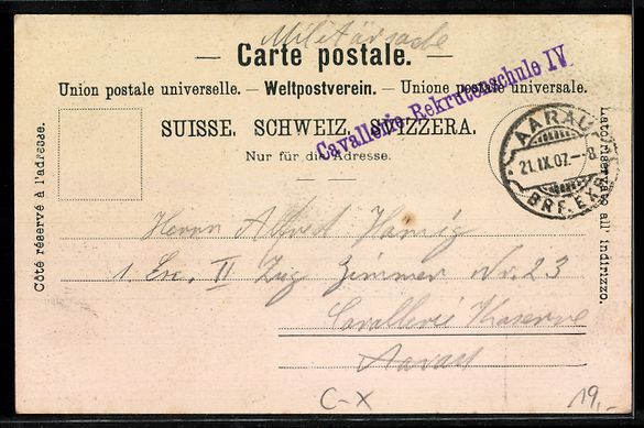 Cartes postales: Passepartout-Lithographie Aarau, Kantons – D'occasion à Berlin par bartko-reher 1