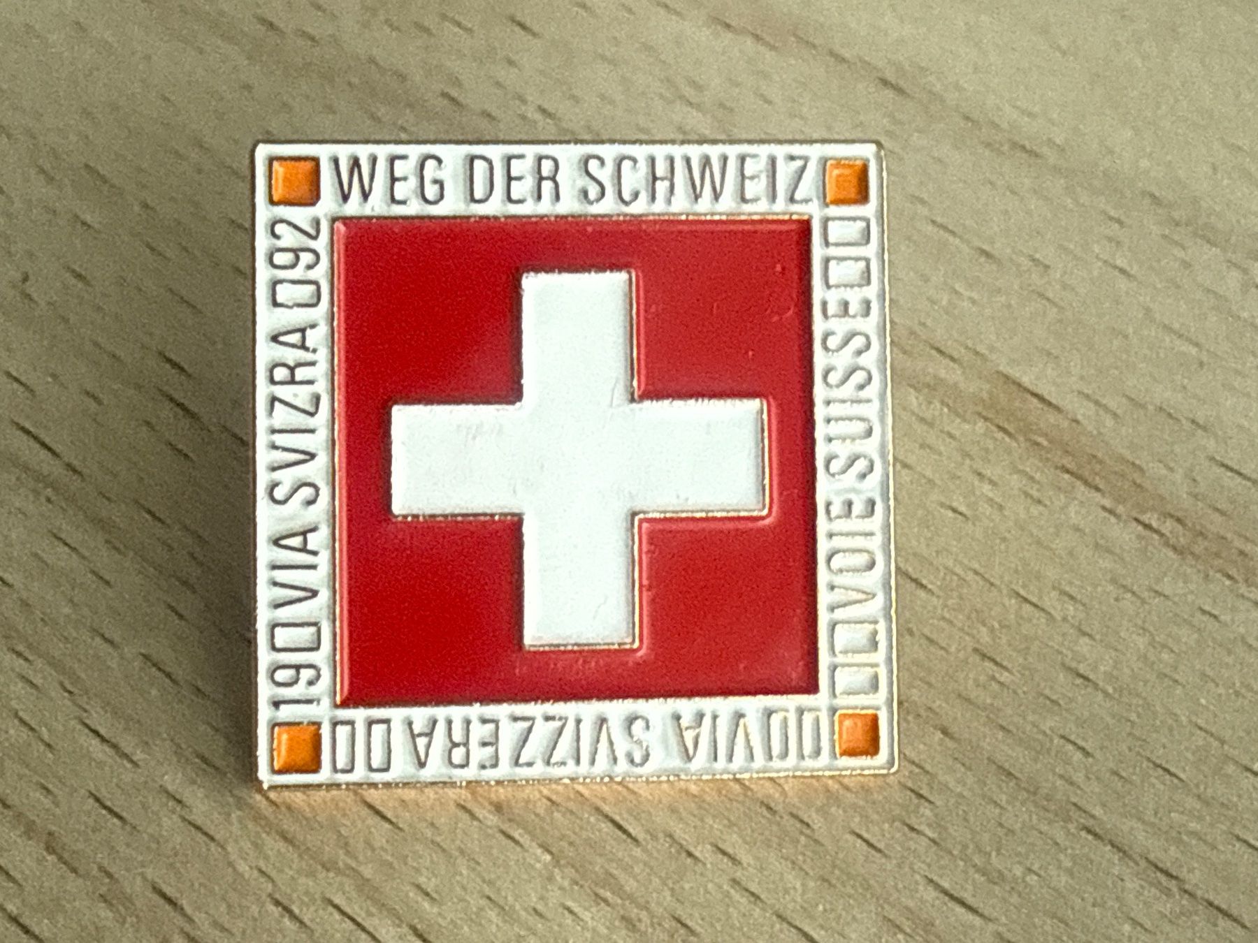 Plaketten & Abzeichen: Pin Weg der Schweiz – Gebraucht aus Glattbrugg von Schweigmatt