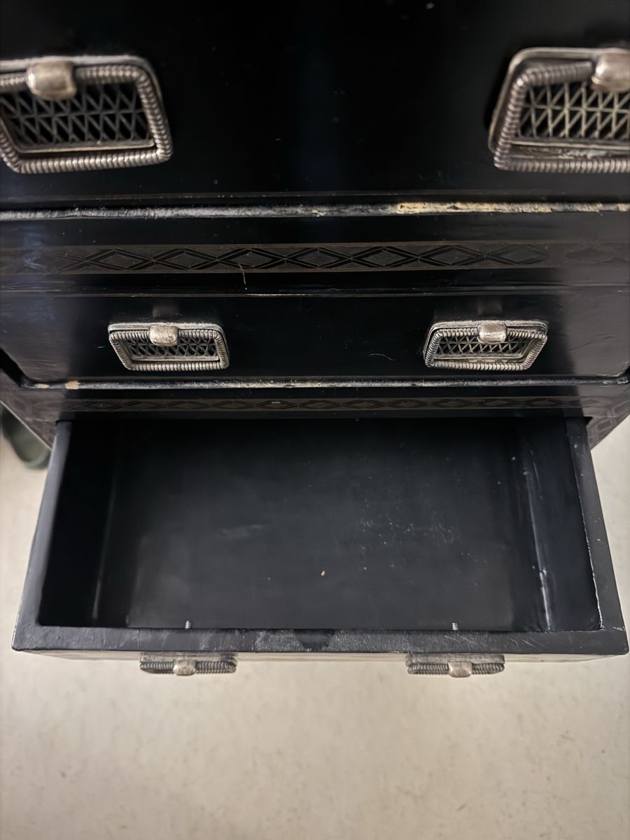 Cassettiere: Schubladenkommode schwarz im chinesischen Stil – Usato da Zürich venduto da sarasay80 7