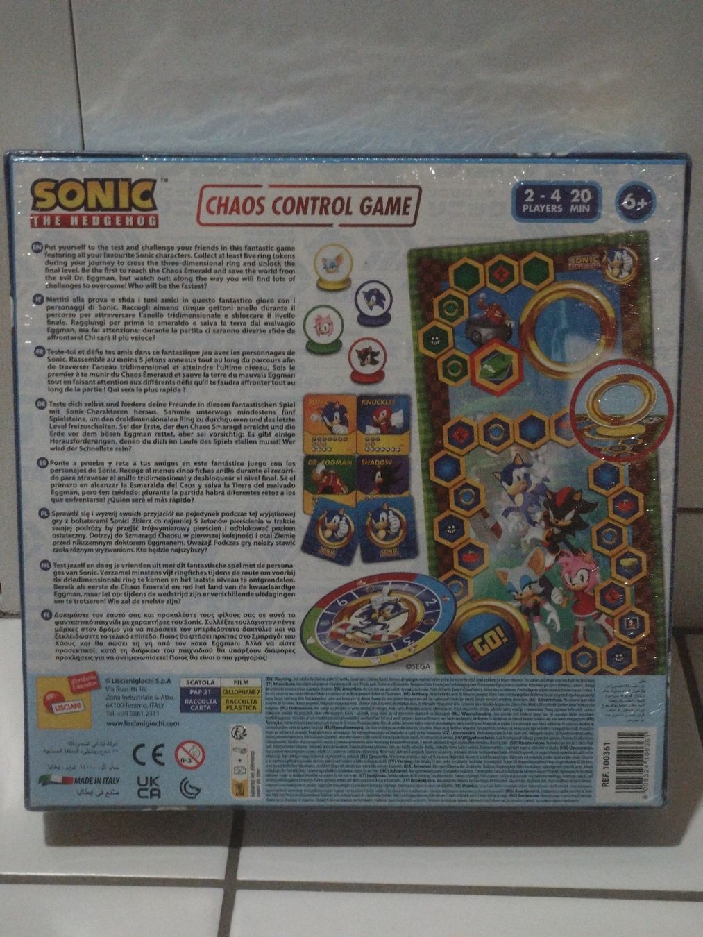 Giochi: Jeu de société Sonic - Chaos Control Game - NEW – Nuovo e nell'imballaggio originale da Farvagny-le-Grand venduto da LaCaverne 1