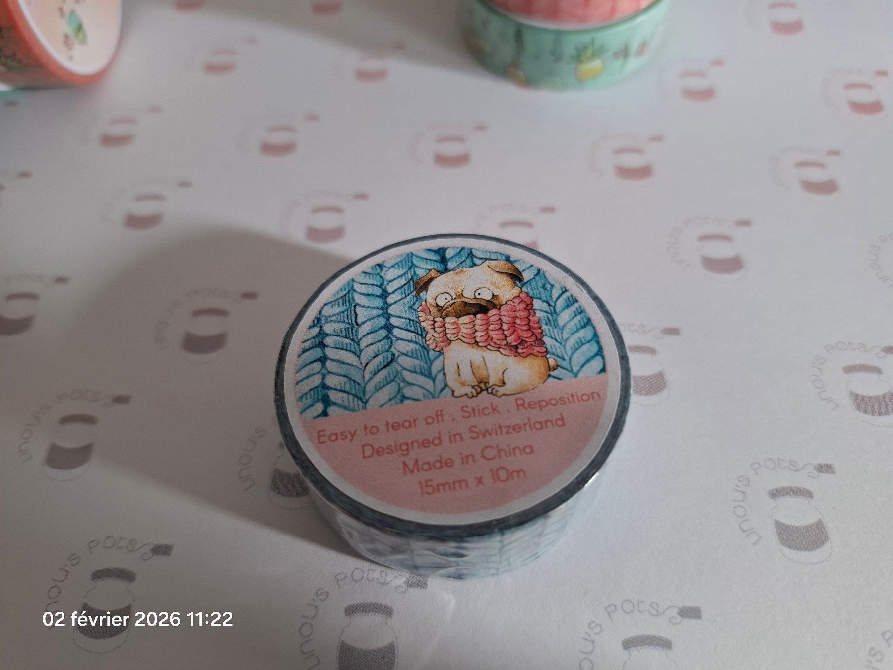 Aufkleber: 5 washi tape 15mmx10m – Neu und originalverpackt aus Yverdon-les-Bains von Dan00 4