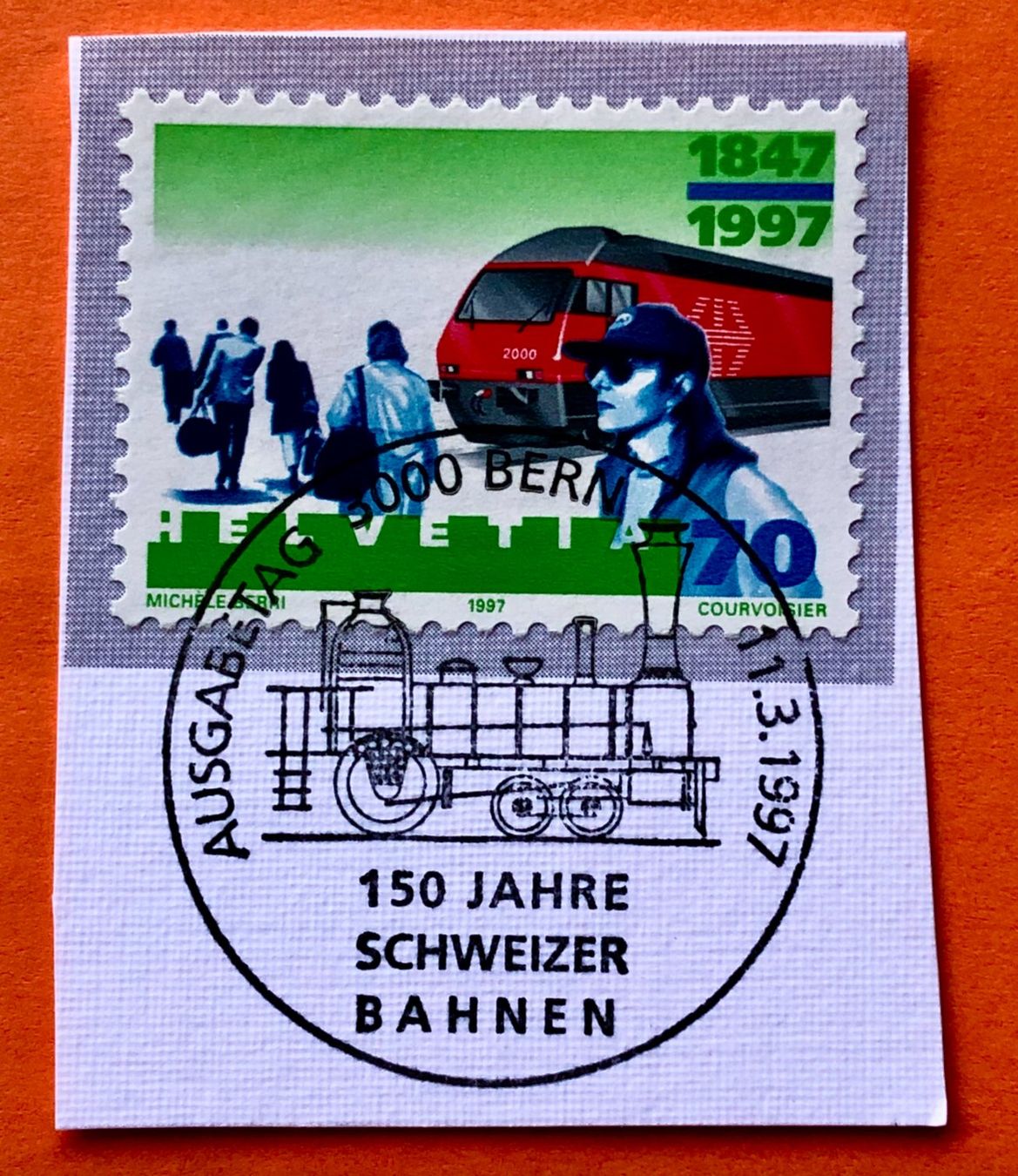 Tutti i francobolli: Nr.909 Sonderpostmarken GESTEMPELT BERN 1997    – Usato da Aarau venduto da Billa007