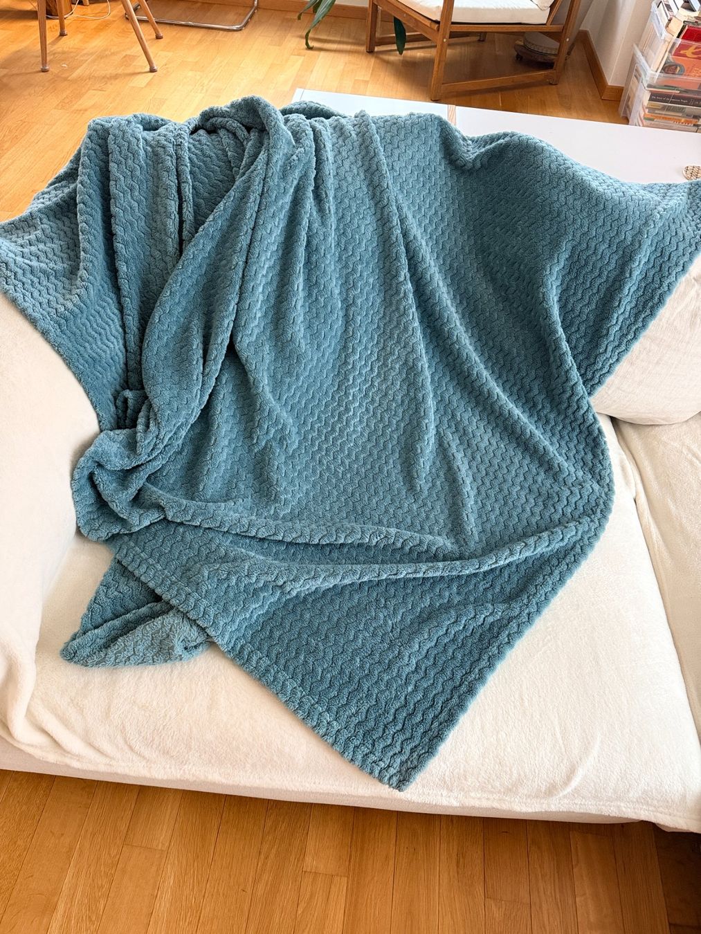 Coperte: Superweiche Fleecedecke Kuscheldecke Blau 150 x 210 – Usato da Neerach venduto da topshotta 1