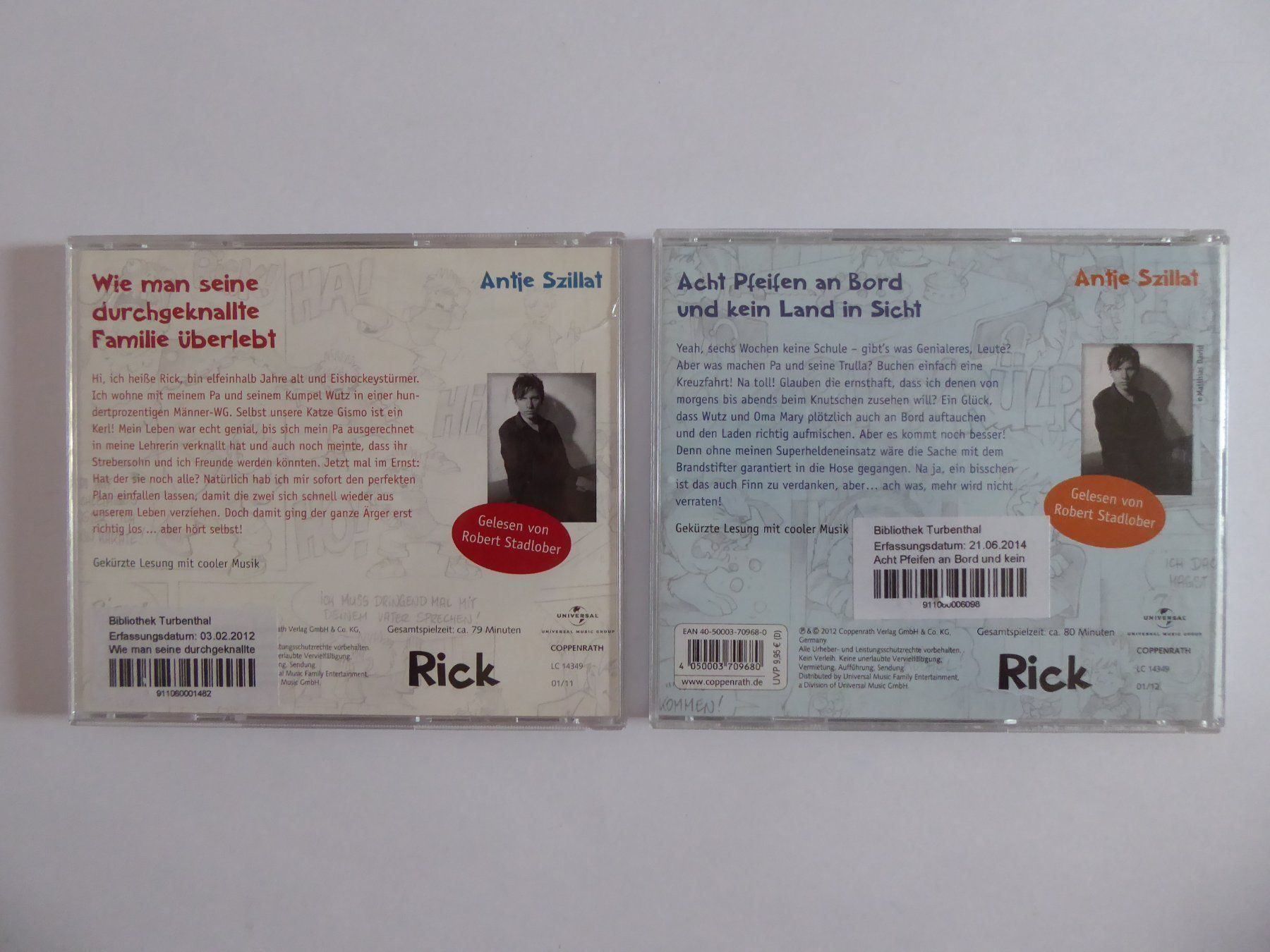 Livres audio: Coole CD Rick 1 und 2, Coppenrath, 2011, 2012 – D'occasion à Turbenthal par Panau 3