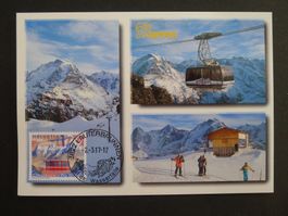 2017 Nr. 1618 auf Maximumkarte mit ET Stempel LAUTERBRUNNEN