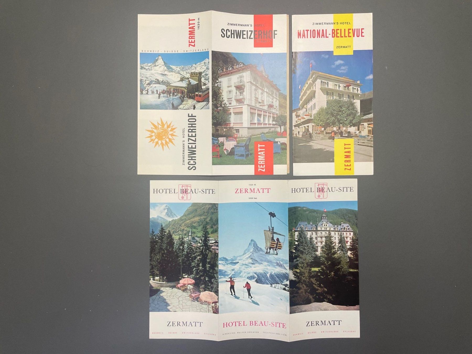Documents: Lot 3 Hotel-Prospekte St. Moritz Engadin – D'occasion à Luzern par oh_08