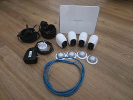 Netgear Arlo Pro Set mit 4 Kameras + Basisstation
