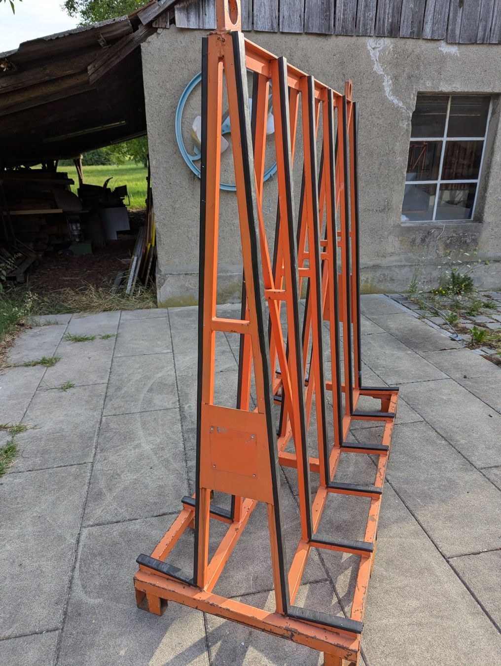 Sonstiges zum Lager & Transport: Glasgestell Orange Metall gebraucht – Gebraucht aus Watt von inf_cpz7 2