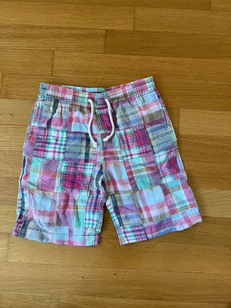 Sommer Shorts Gr. 116 Seed Karo bunt Baumwolle Jungen