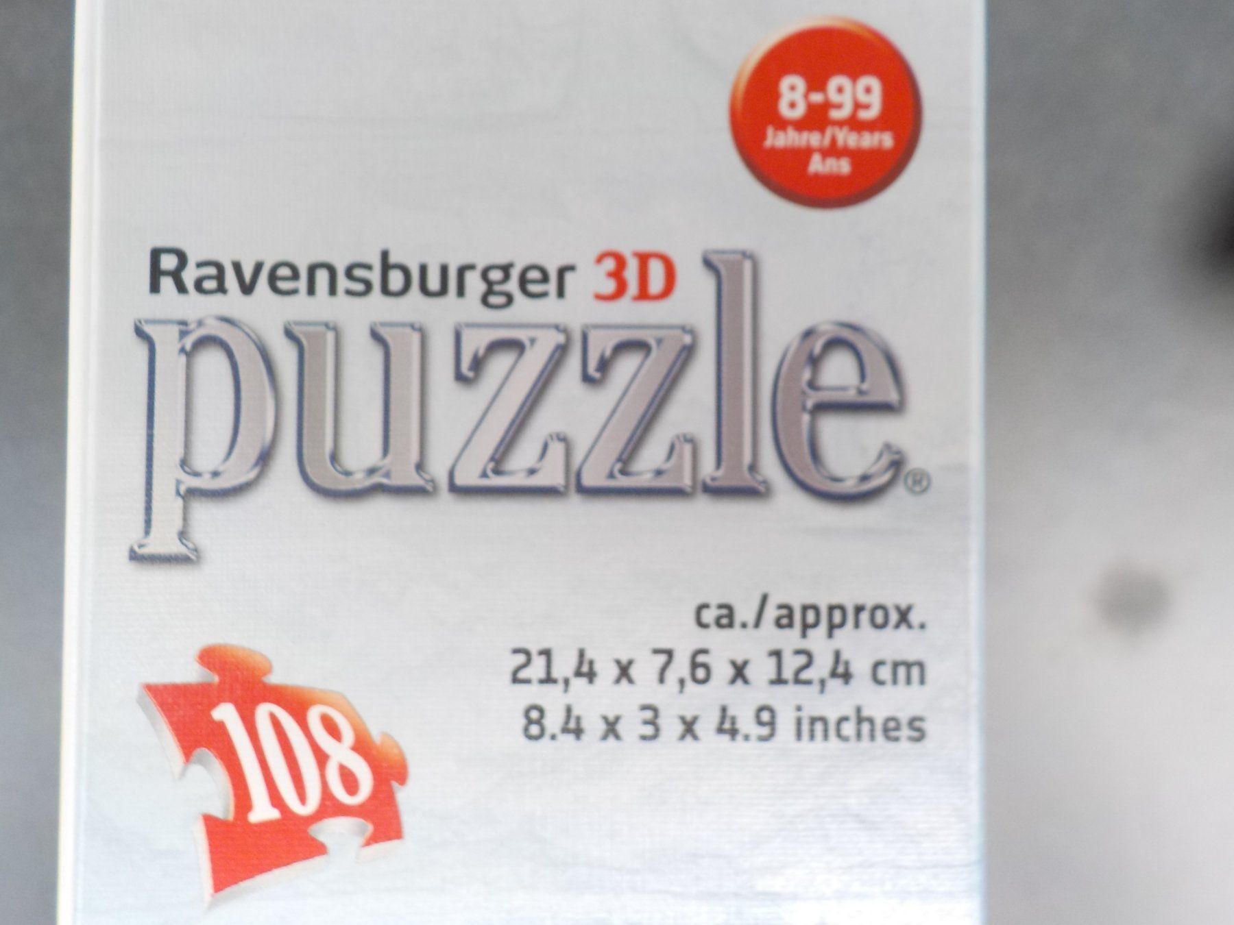 Ravensburger Puzzles: Puzzle (3D-Puzzle) 108 Teile – Gebraucht aus Zürich von piervier4 5