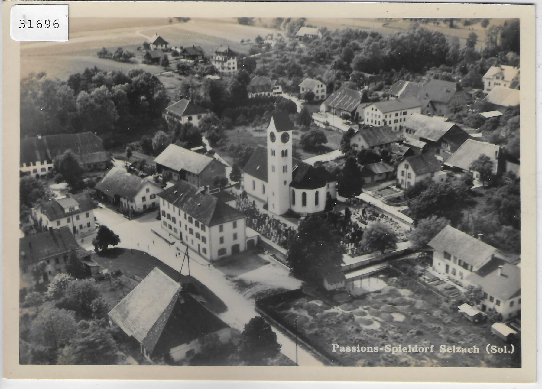 Cartoline postali: Flugaufnahme Selzach SO – Usato da Ettingen venduto da Kartenplanet