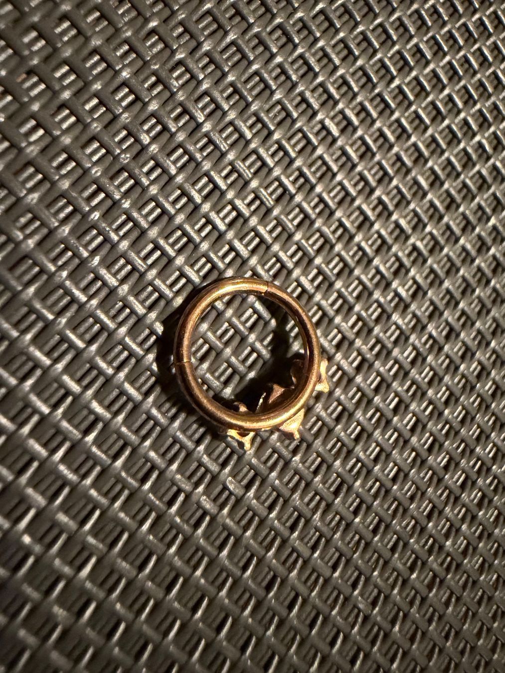 Piercingschmuck: Piercing Ring Septum mit Stein Durchmesser 1.2mm rose – Neu (gemäss Beschreibung) aus Schaan von Annatina24 2