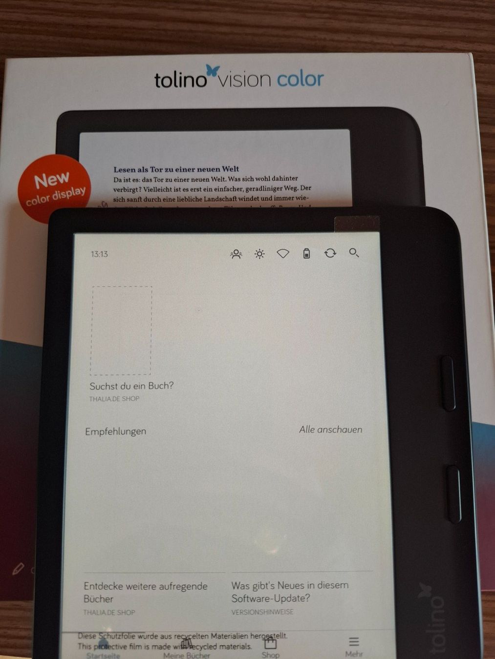 Tolino Tablet PC: Tolino vision color mit Thalia.de Buchhändler – Nuovo (secondo la descrizione) da Bibern SH venduto da Rolf550