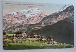 Ansichtskarte Klausenstrasse - Hotel Posthaus Urigen 1917