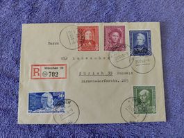 Schöne Ganzsache BRD  1949