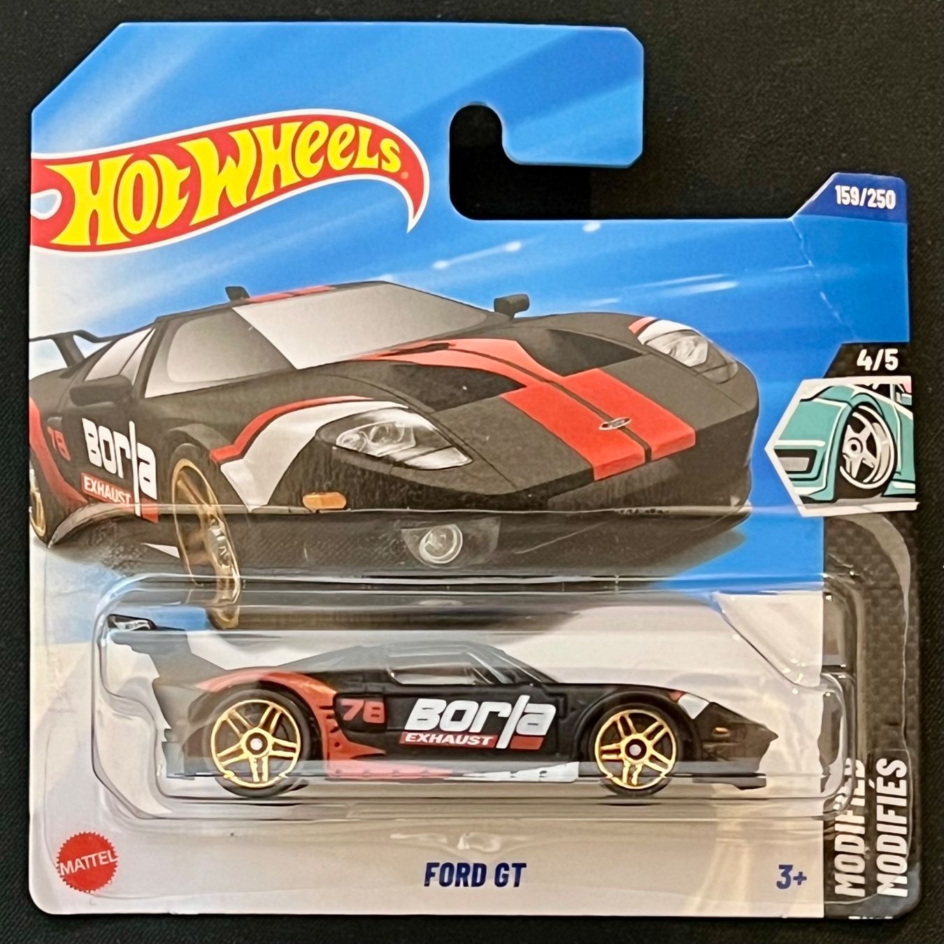 Hot Wheels Modellini d'auto: Hot Wheels Ford GT, 159/250 – Nuovo e nell'imballaggio originale da Rümlang venduto da Wantedjoe