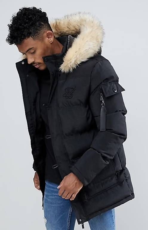Giacche: Siksilk Tarka schwarze Winterjacke – Usato da Baden venduto da laurent2025 1