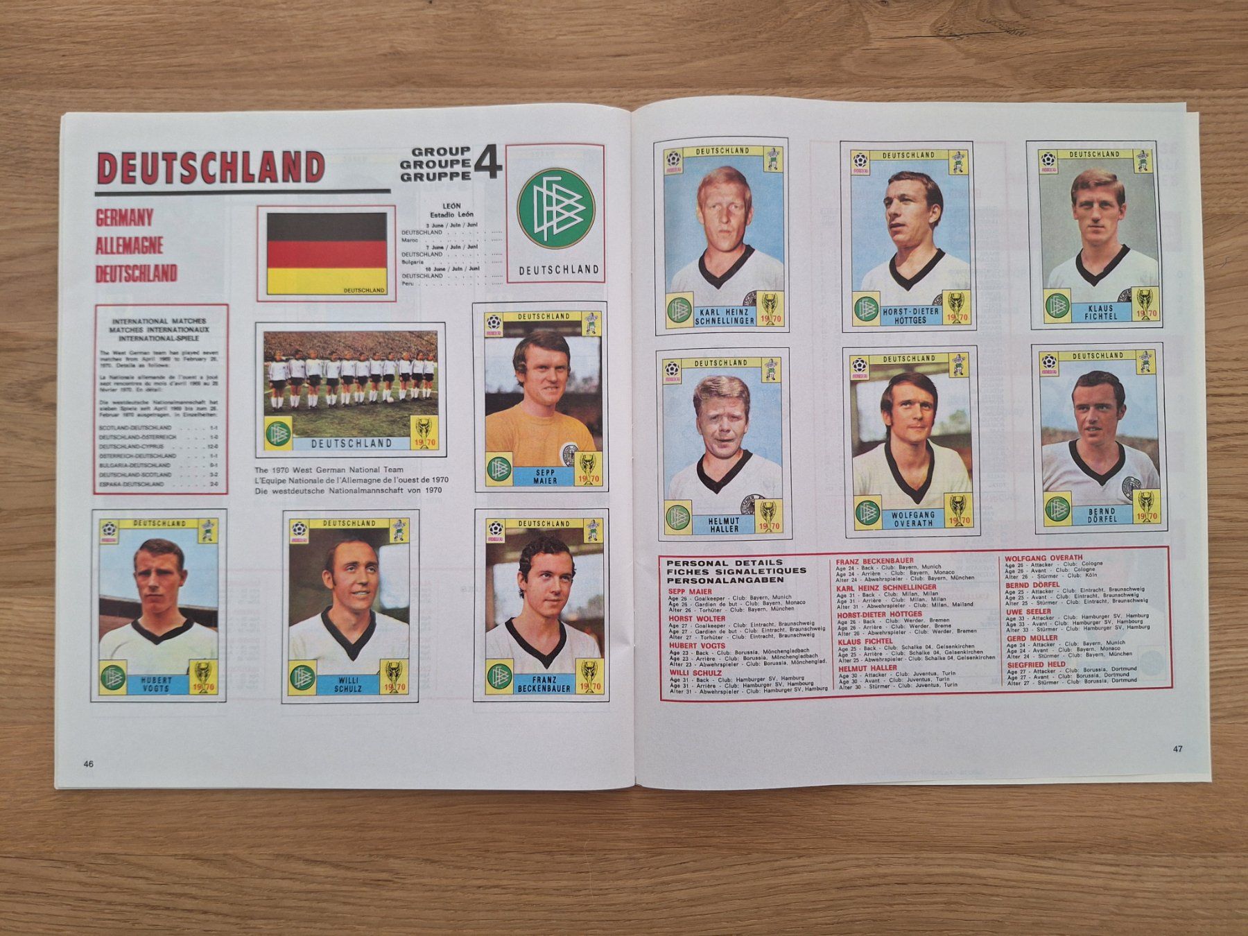 Panini Albums: PANINI WORLD CUP 1970 – D'occasion à St. Gallen par Matrix023 7