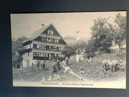 Alte PK / Pension Gämperli - Hochwacht Ebnat Gelaufen 1910