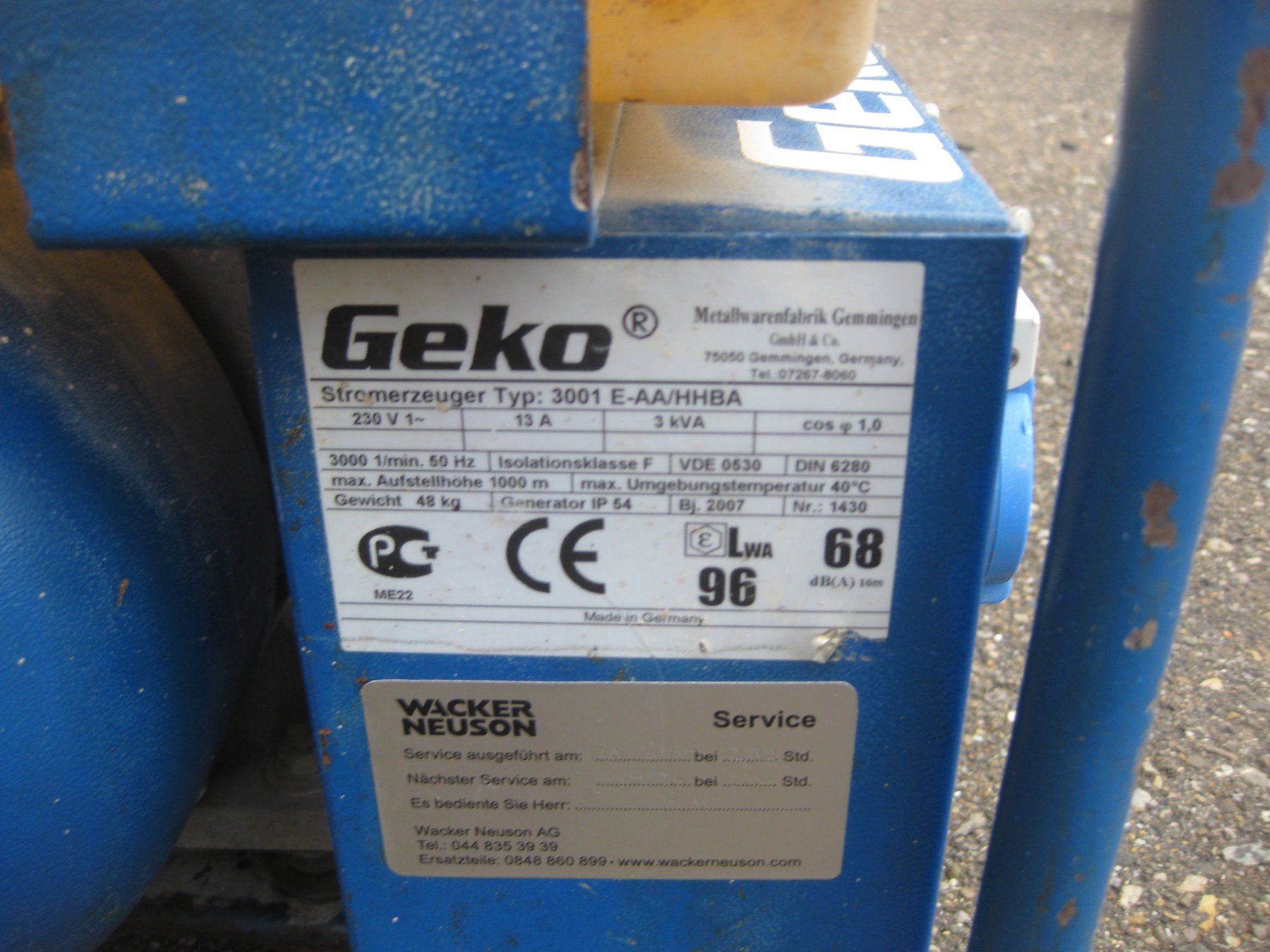 Munk Fahrwerk für Podesttreppen