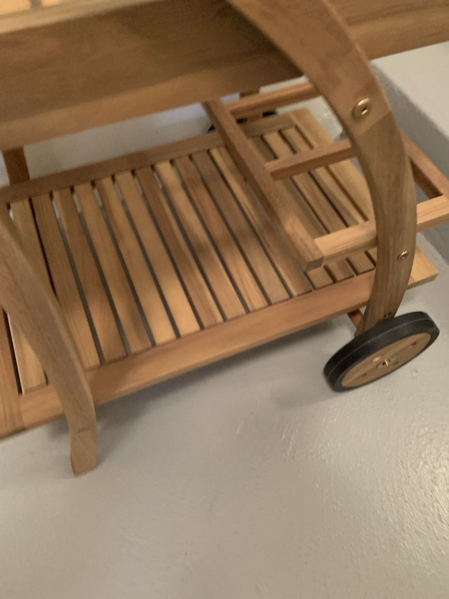 Carrelli di servizio: Bar/Servierwagen von Tchibo aus Holz – Nuovo (secondo la descrizione) da Ellikon an der Thur venduto da Bali1999 3
