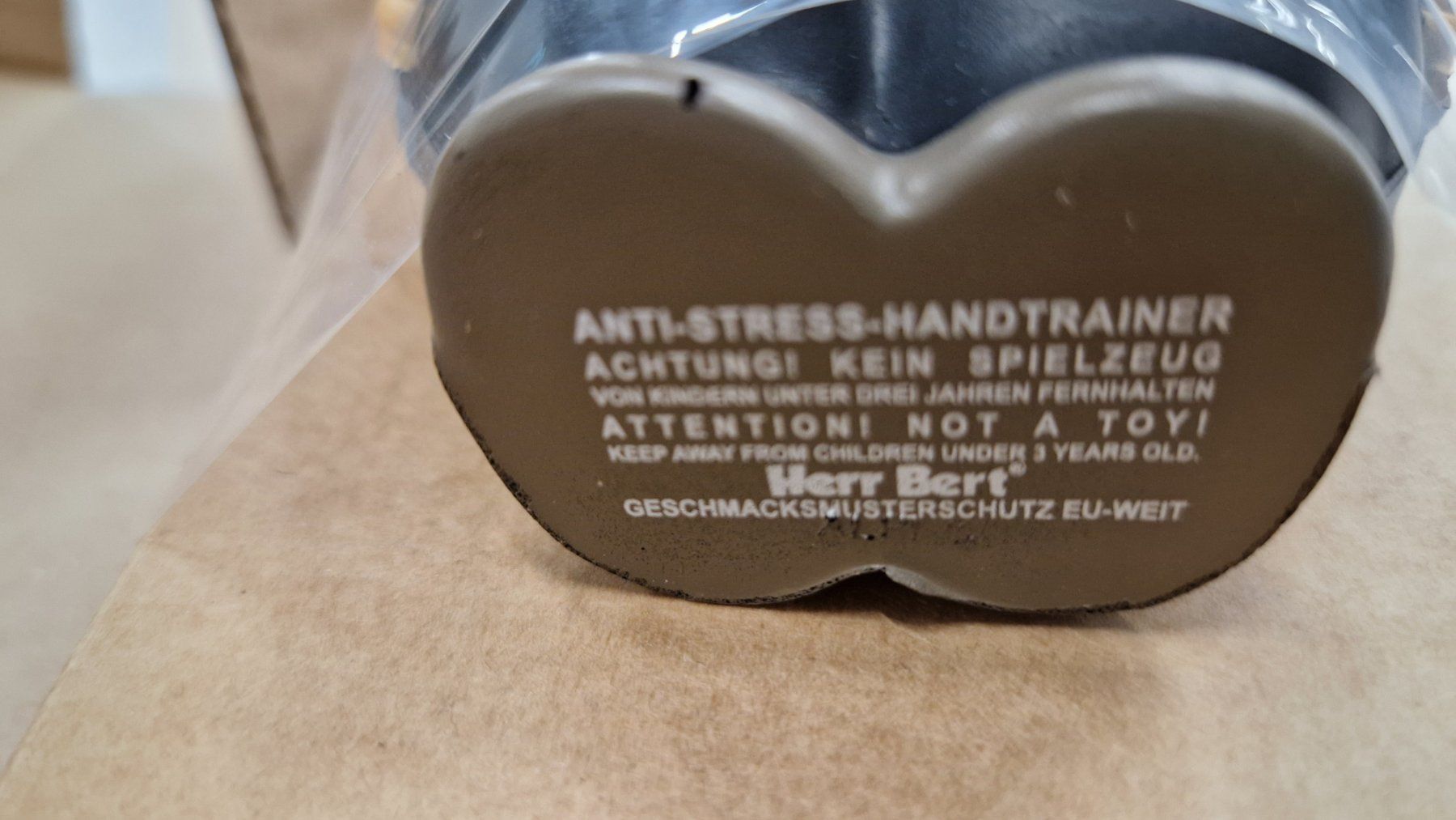 Statuette: Antistress Figur Herr Bert Squeezies Schrauber – Nuovo e nell'imballaggio originale da Laufen venduto da nostalgie0811 2