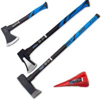 BITUXX 4er Set Beil Spaltaxt Spalthammer