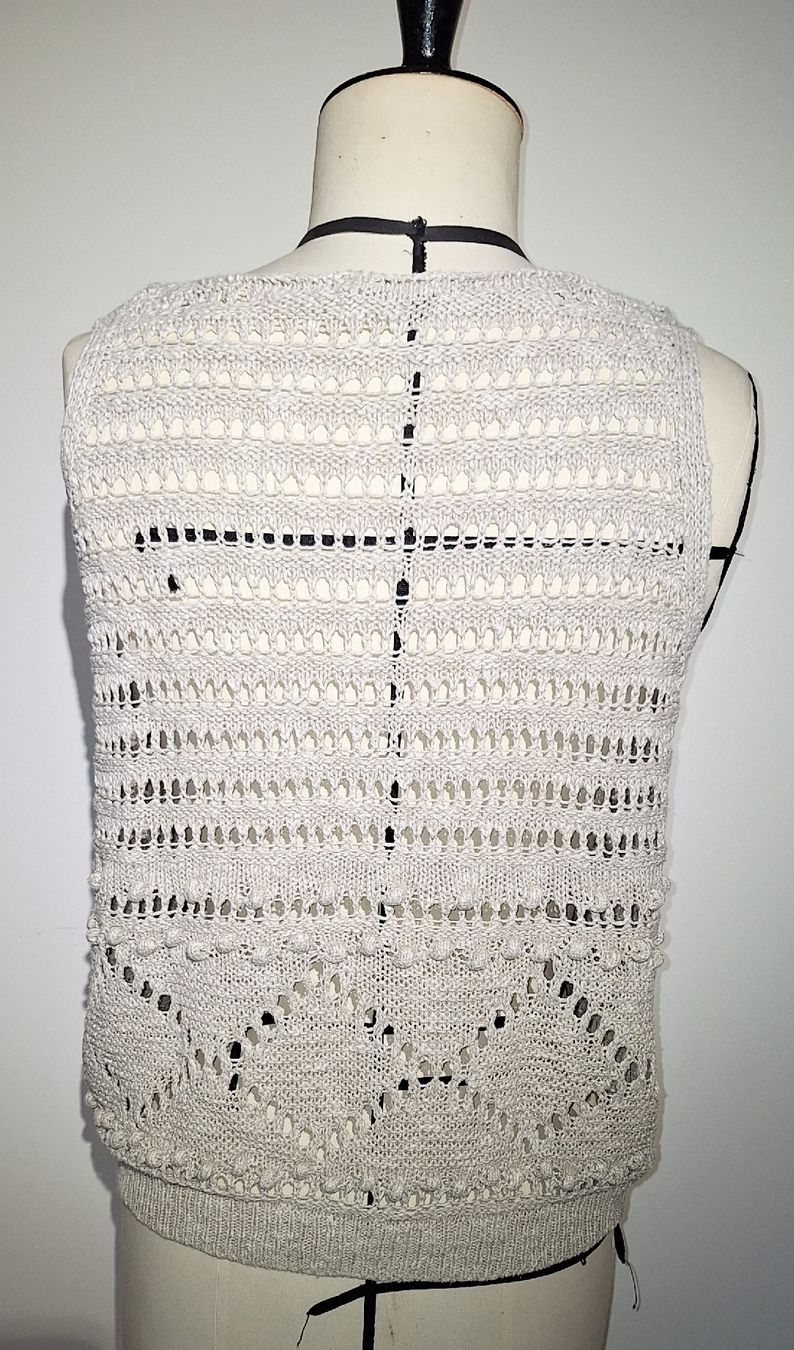 Mango Tops: Top d'été Mango ajouré, Taille M, Beige – Gebraucht aus Jussy von drs_sb7q 1