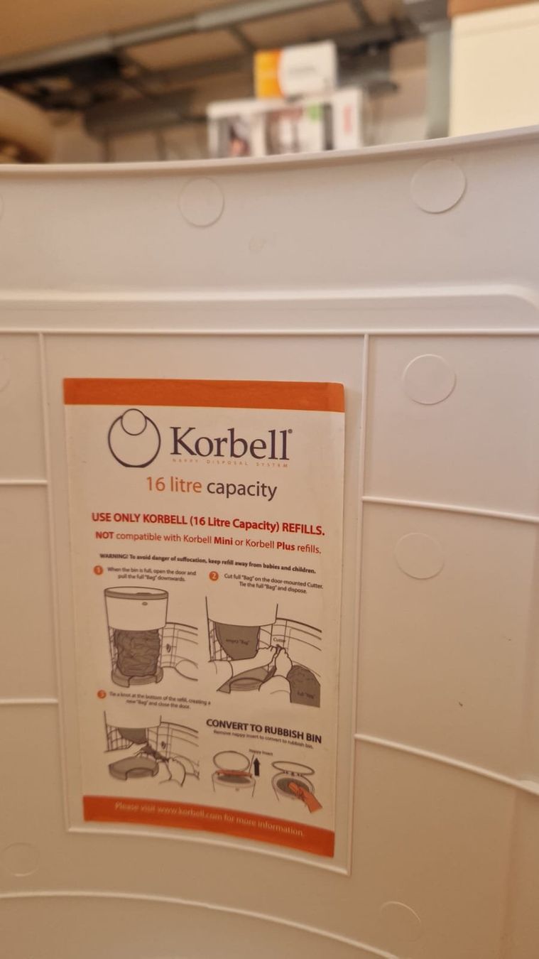 Abfalleimer: Korbell Windeleimer + Ersatzkartuschen – Gebraucht aus Bonstetten von strolchinchen 2