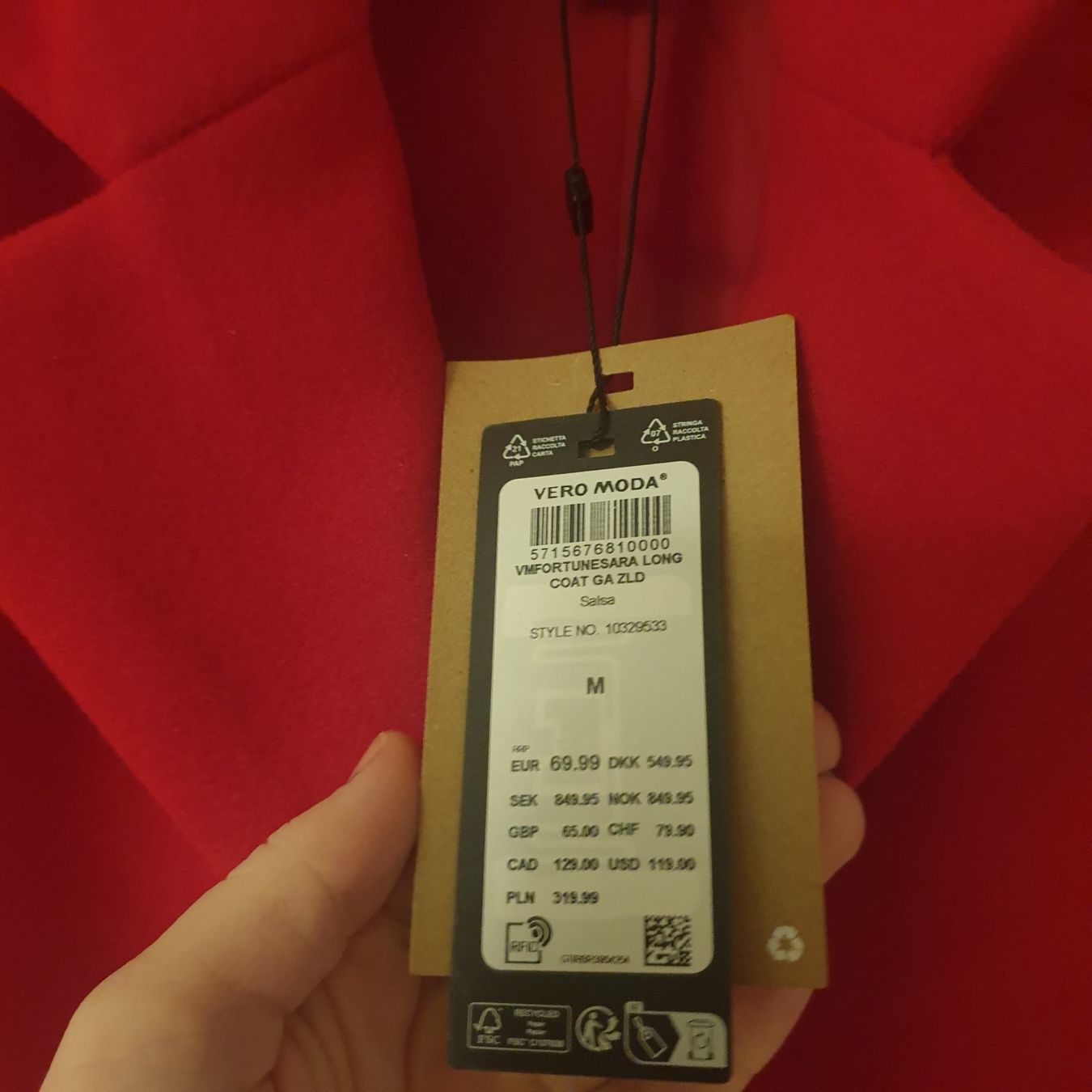 Vero Moda Cappotti: Mantel Vero Moda – Nuovo (secondo la descrizione) da Zofingen venduto da siana.m 2