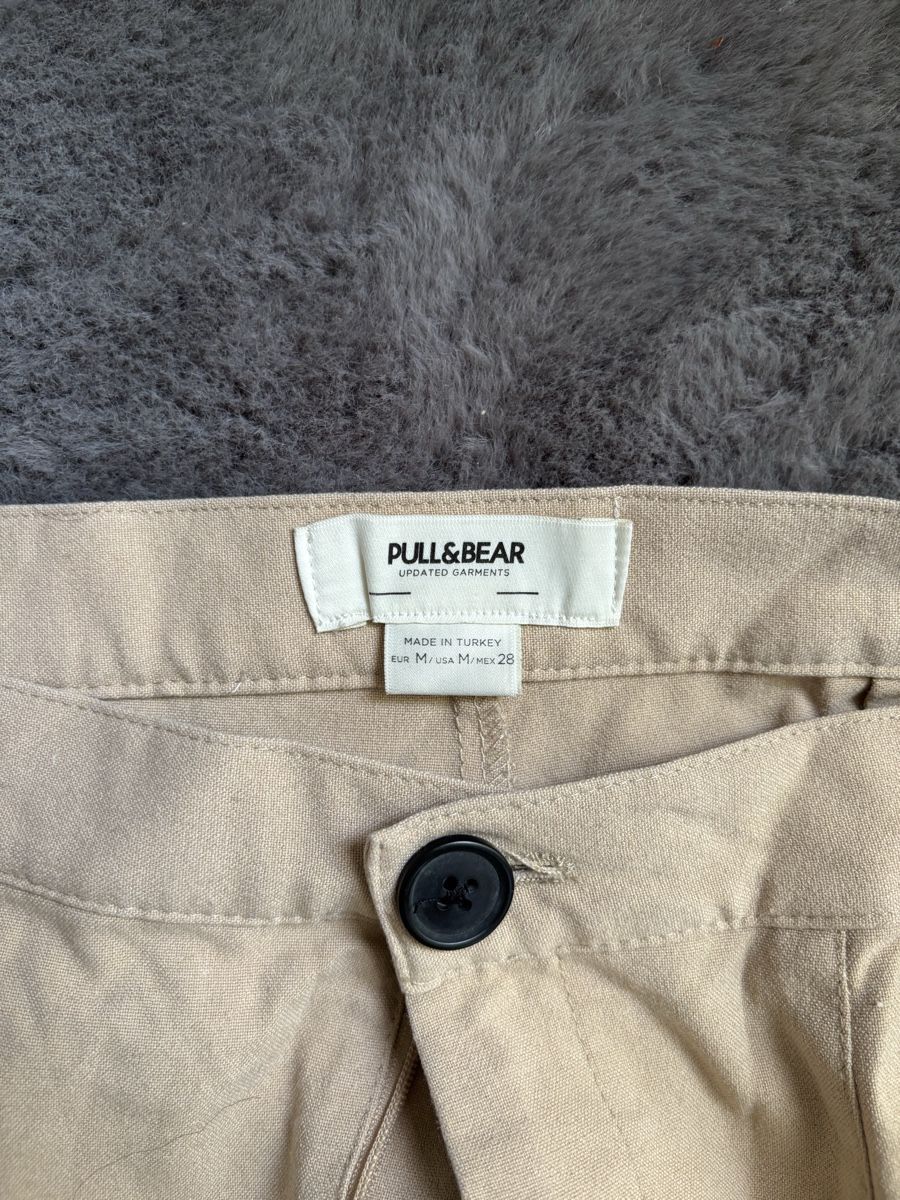 Pull&Bear Hosen: PULL&BEAR Wide Leg Trousers Beige Size M  – Gebraucht aus Wichtrach von Re_Fit 2