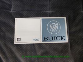 Buick Modellprogramm 1967 Prospekt deutsch/franz. GM-Biel