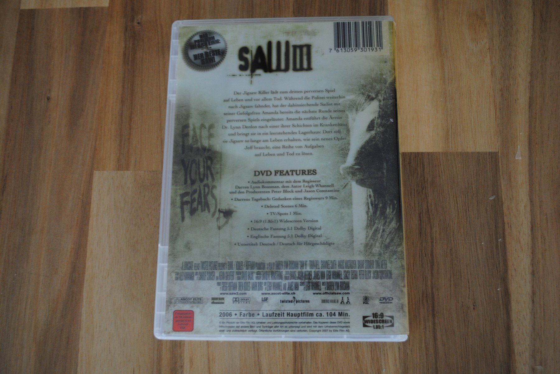 Tutti i DVDs: Saw III – Usato da Olten venduto da prusik02 2