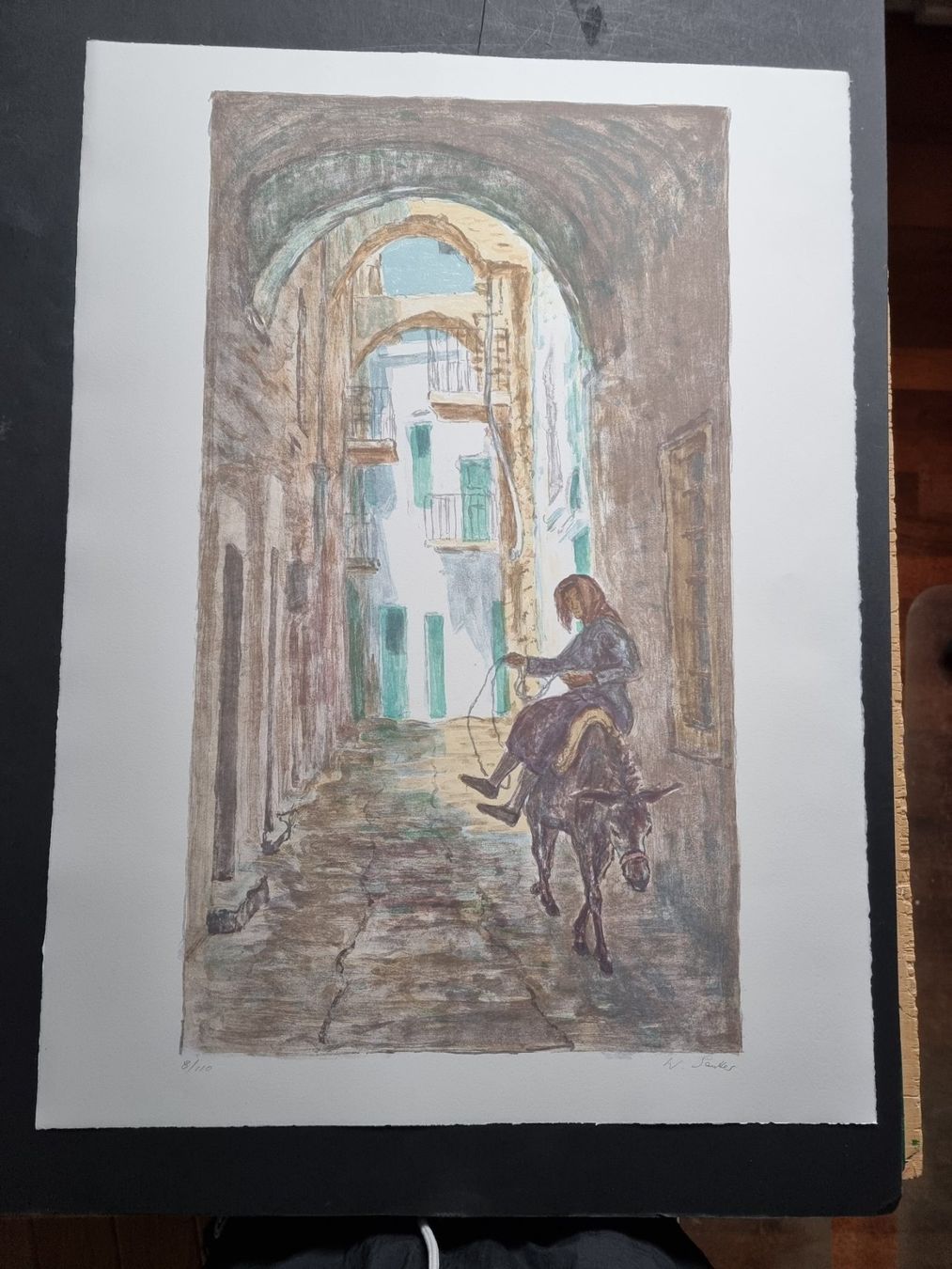 Grafiken & Lithographien: WALTER SAUTTER LITHOGRAPHIE SIGNIERT NUMMERIERT – Gebraucht aus Gersau von kunst-online