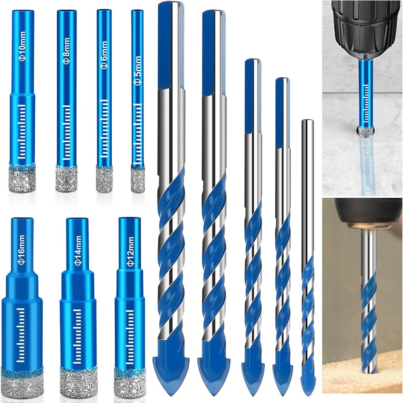 Alle Werkzeuge: Fliesenbohrer Set 12tlg – Neu und originalverpackt aus Hundwil von Stallone5