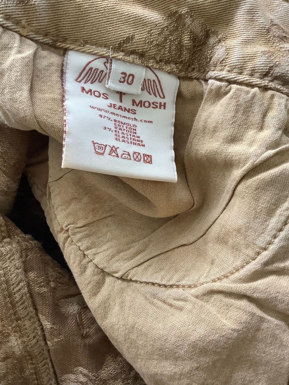 Mos mosh Hosen: Mos Mosh Jacquard Hose, beige-sand – Neu (gemäss Beschreibung) aus Kreuzlingen von shopaholicatheart_3 2