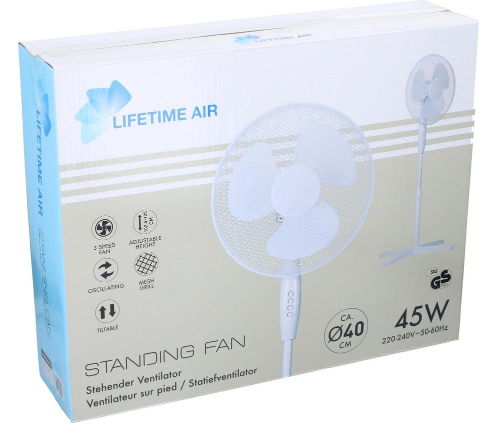 Ventilatoren: Lifetime Air Stand Ventilator 40 cm – Neu und originalverpackt aus Oensingen von Liquidations-Shop
