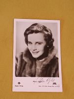 Maria Schell handsignierte alte Karte